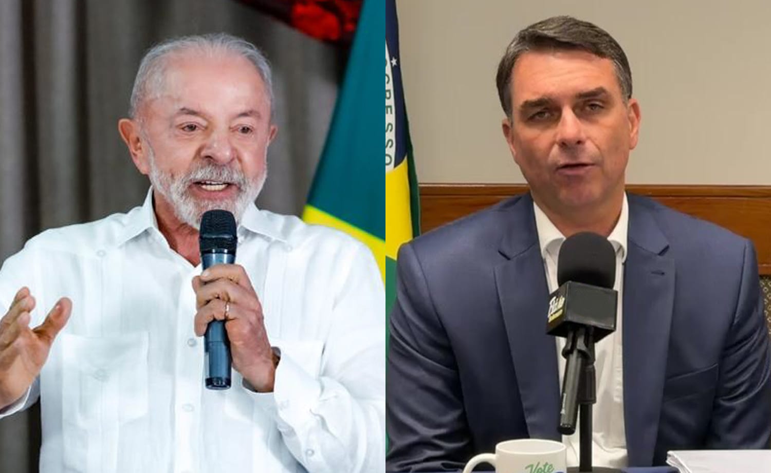 Palver aponta empate entre Flávio e Lula a dez dias do segundo turno