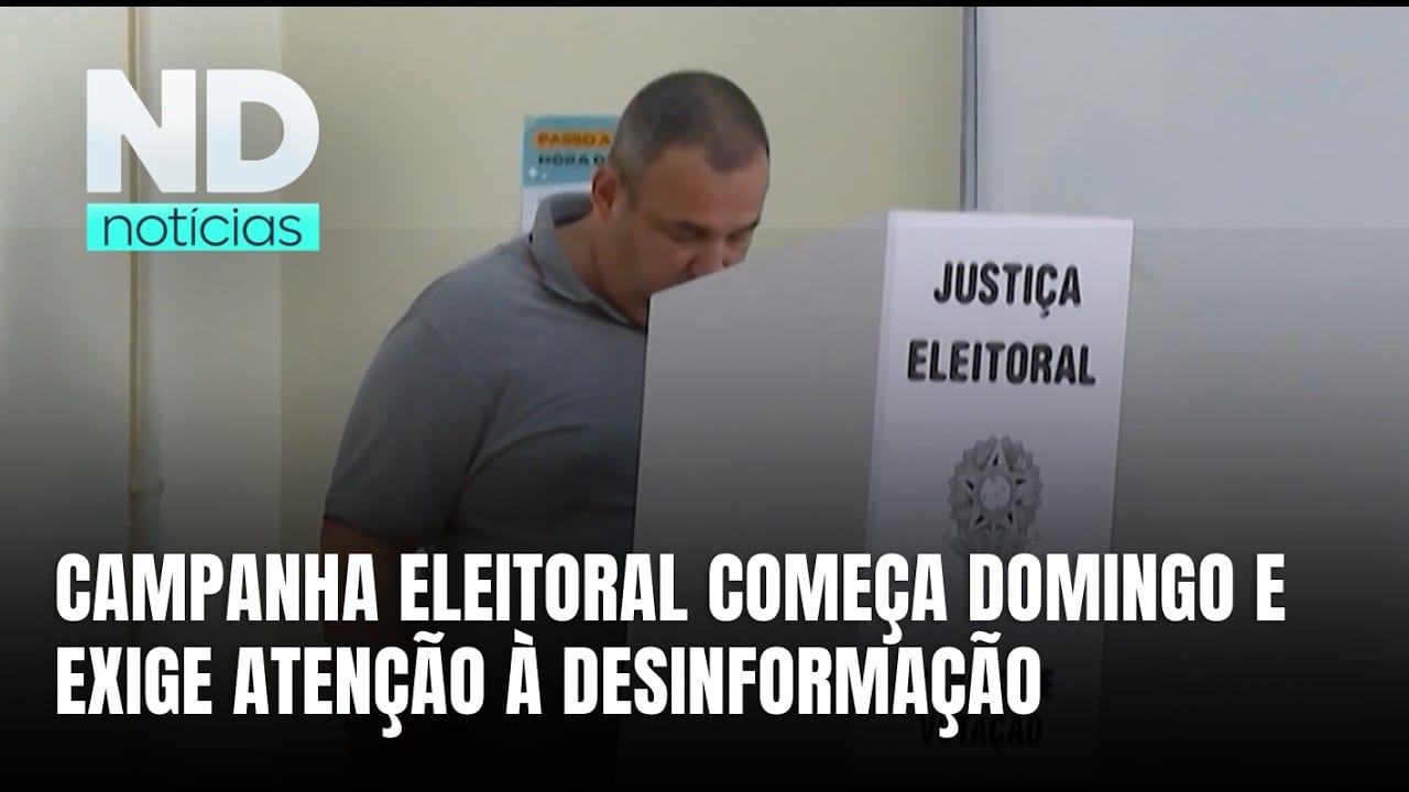 Propaganda eleitoral começa domingo para Eleições Gerais de 2026