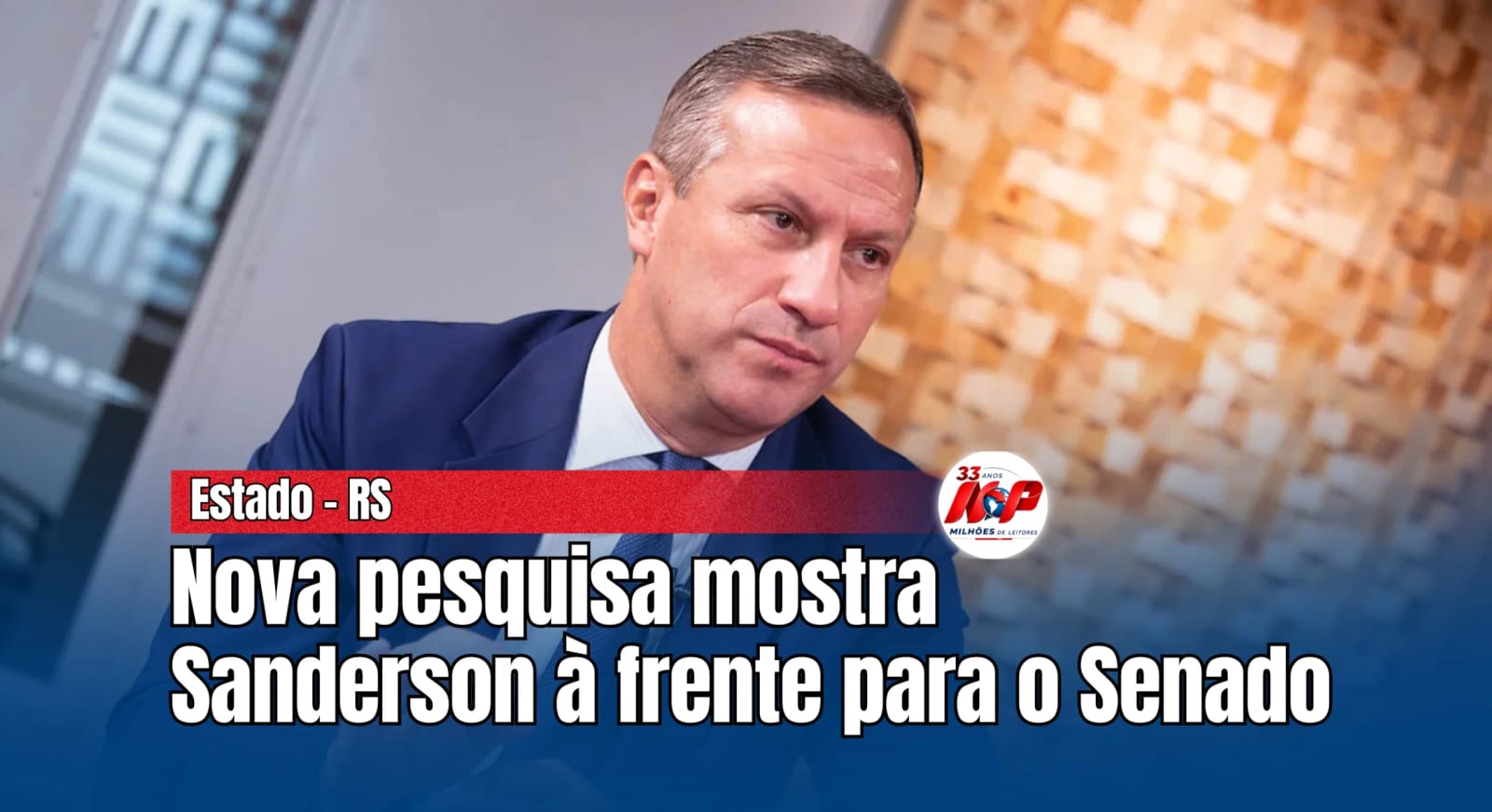 Sanderson lidera pesquisa Quaest para o Senado no RS