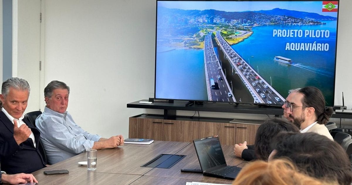Estado anuncia piloto de transporte aquaviário na Grande Florianópolis