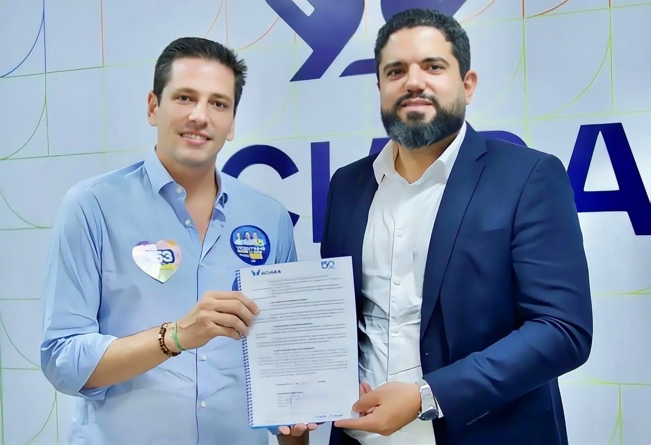 Deputado estadual Olyntho assina compromisso com a Aciara e reforça atuação em defesa do setor produtivo