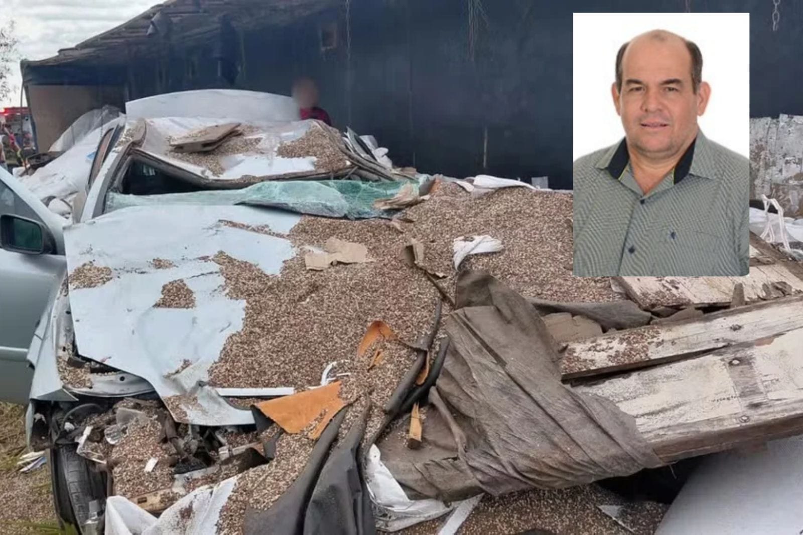 Vice-prefeito de Nova Castilho morre seis dias após ter carro atingido por caminhão