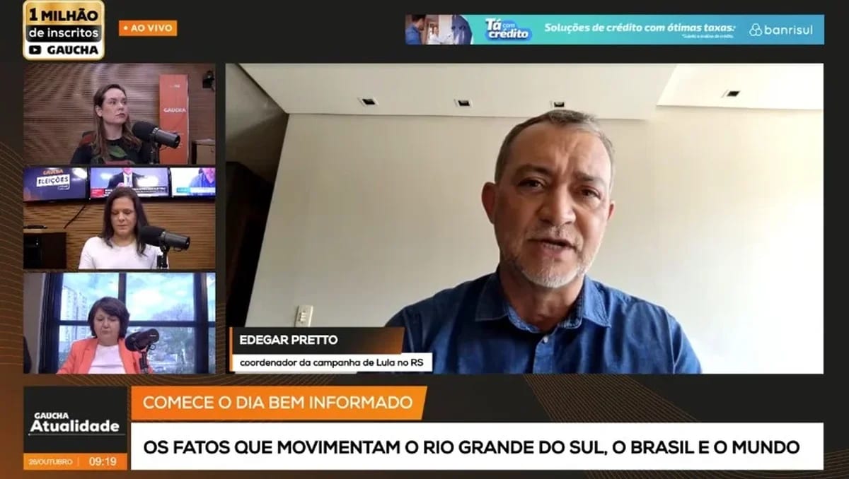 Edegar Pretto destaca o papel de jovens e mulheres na reeleição de Lula: "Foram fundamentais"