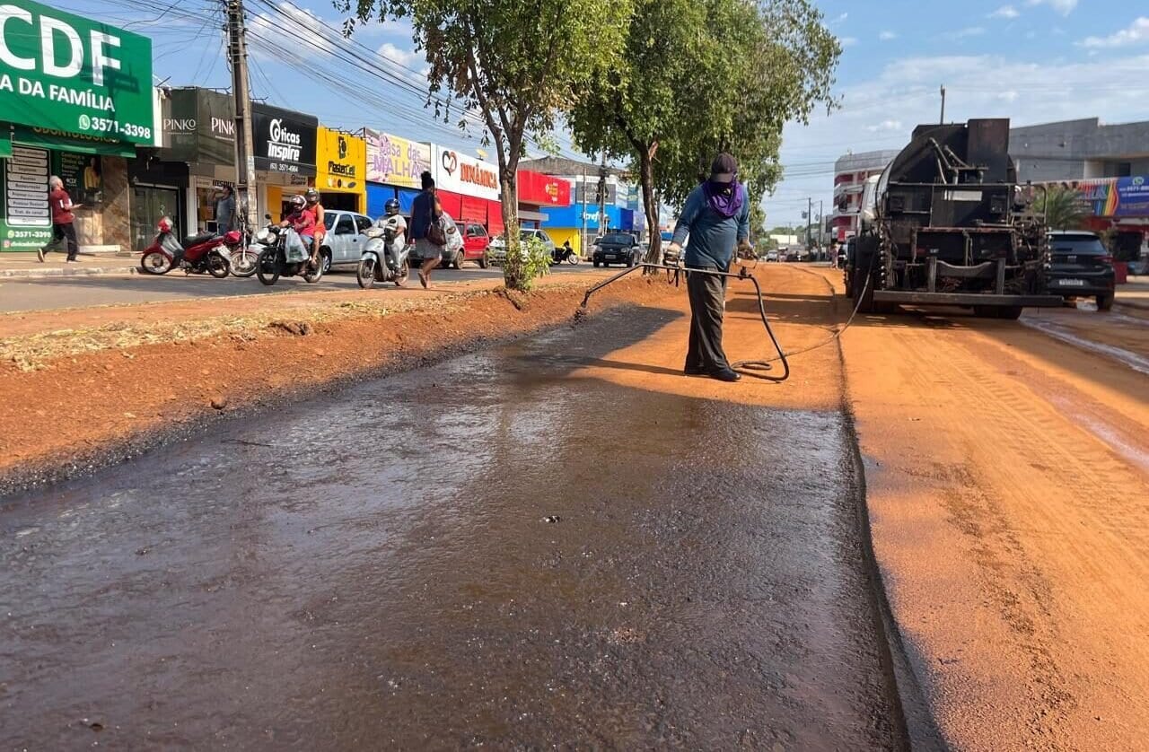 Ampliação da Avenida Tocantins chega ao último quadrante um mês após início