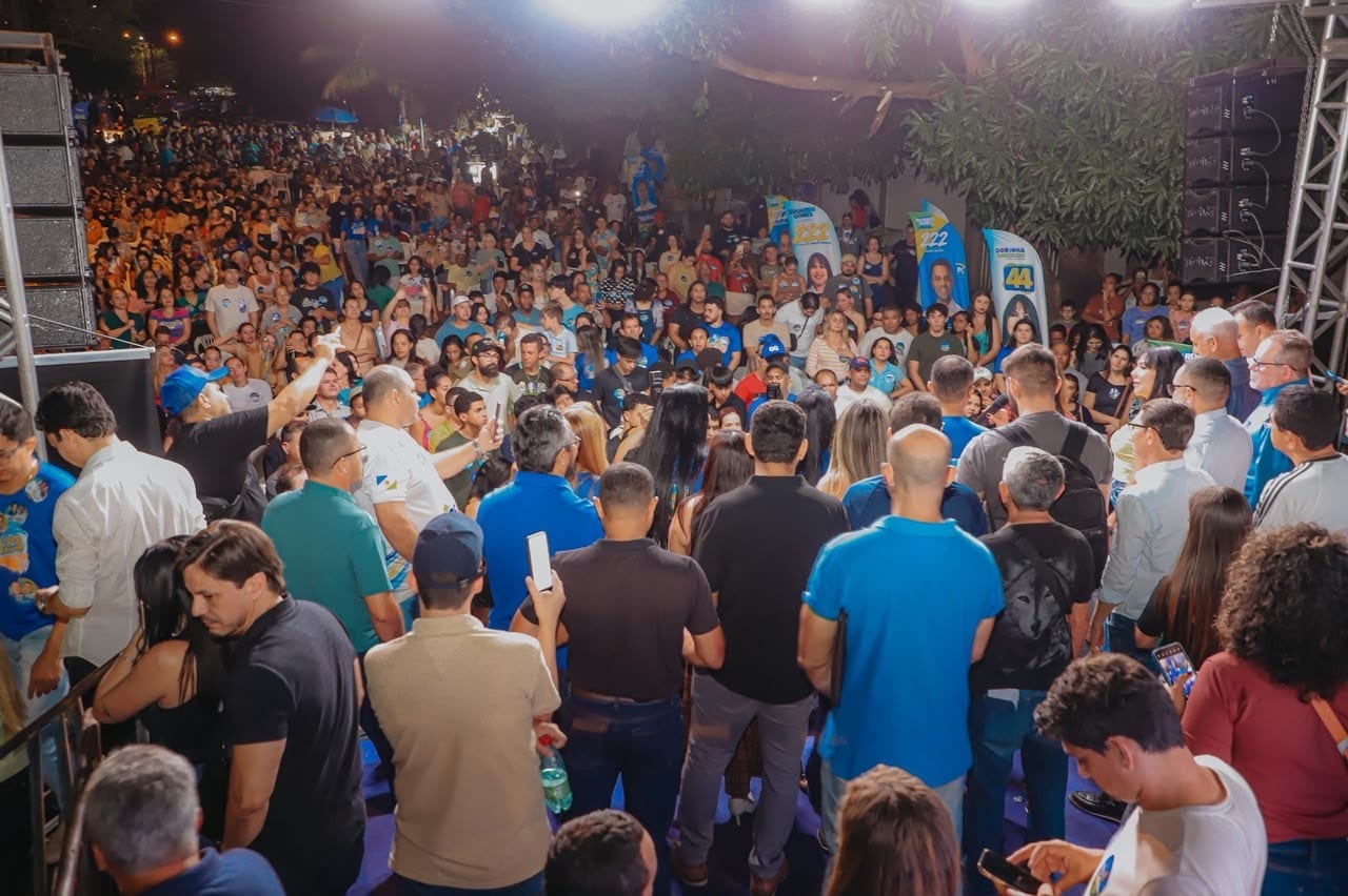 Moisemar Marinho lança candidatura em Palmas com mais de 5 mil pessoas