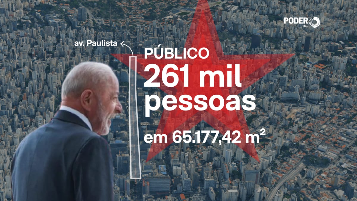 Ato de Lula em São Paulo ocupou 7 quarteirões da av. Paulista
