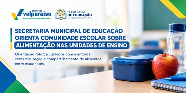 Secretaria orienta famílias a não enviar alimentos para venda ou compartilhamento nas escolas