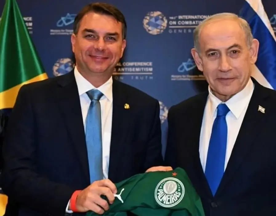 "Restabelecer amizade": Netanyahu diz que deseja "grande vitória" de Flávio Bolsonaro