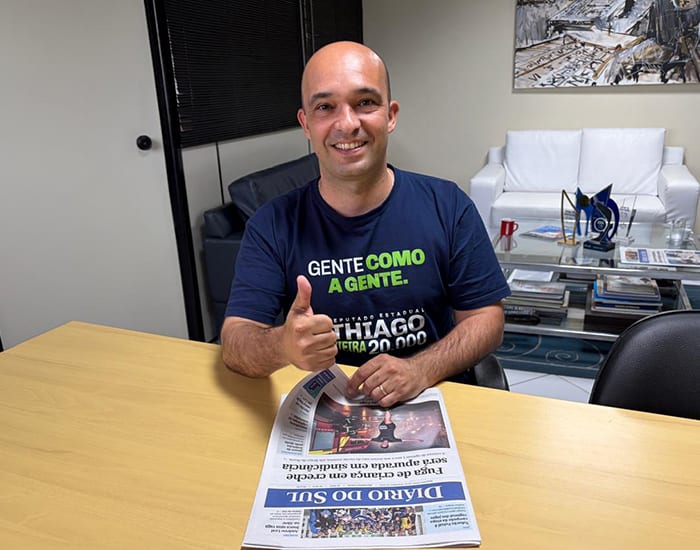 Thiago Vieira (Podemos) lança candidatura a deputado estadual