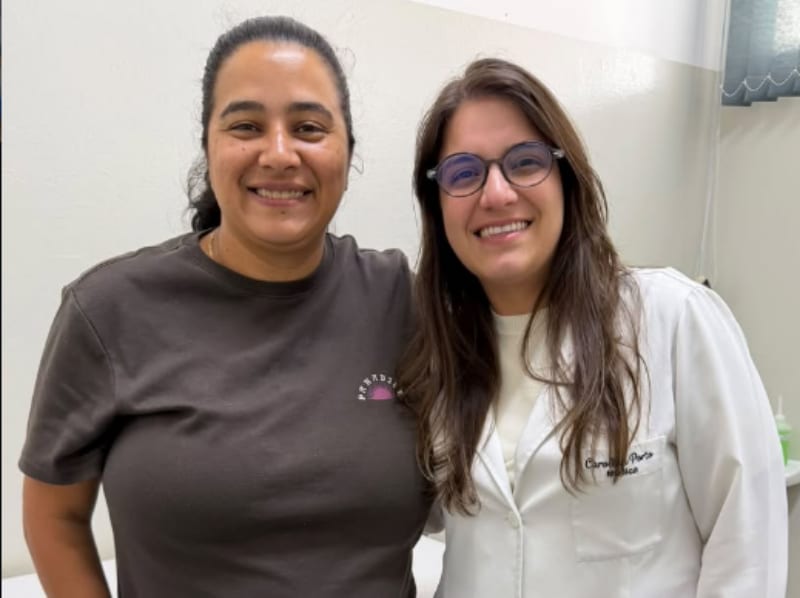 Vereadora Cíntia Grossklauss comemora chegada de nova médica reumatologista em Leme, SP