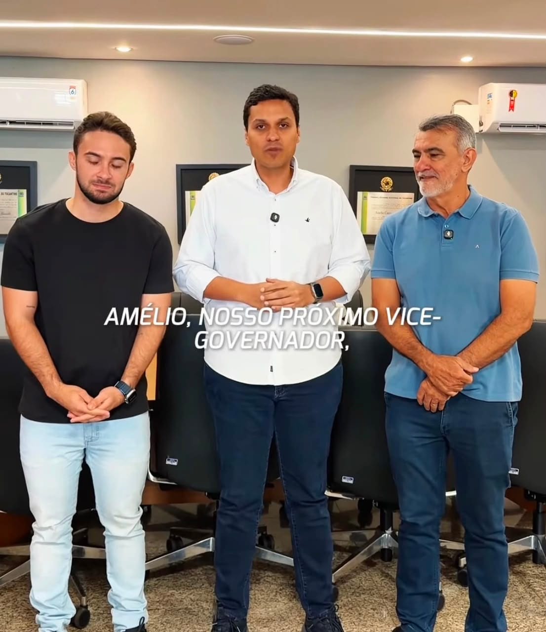 Iratã Abreu reforça aliança com Amélio e Raul na Assembleia