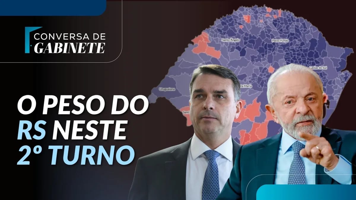 Conversa de Gabinete: a disputa de Lula e Flávio Bolsonaro pelos votos dos gaúchos