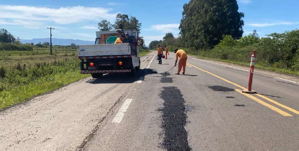 DNIT anuncia recuperação de 20 mil m² da BR-153 entre a Ponte do Fandango e a RSC-287