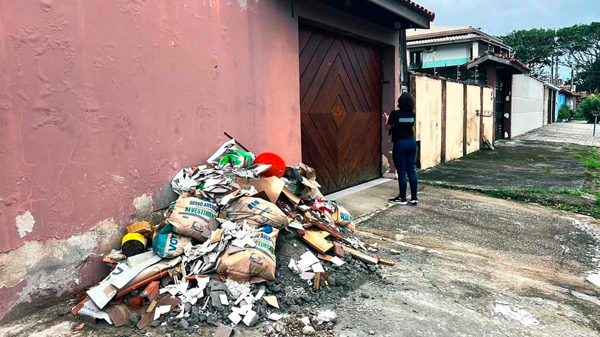Operação “Caraguatatuba Mais Limpa” reforça fiscalização contra descarte irregular e prevê multa de R$ 3,1 mil