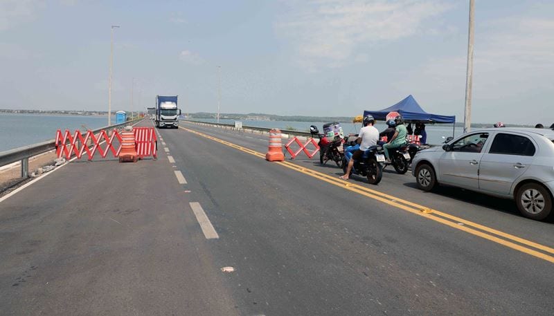 PONTE DE PALMAS A LUZIMANGUES TEM 91,8% DOS SERVIÇOS CONCLUÍDOS; VEJA OS CUIDADOS NO TRÂNSITO
