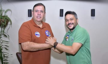Gipão recebe apoio do presidente da Câmara de Araguaína, Max Fleury