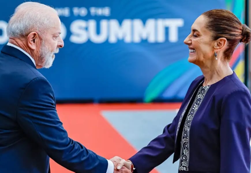Sheinbaum elogia Lula e diz que Petrobras e Pemex têm acordo para explorar águas profundas
