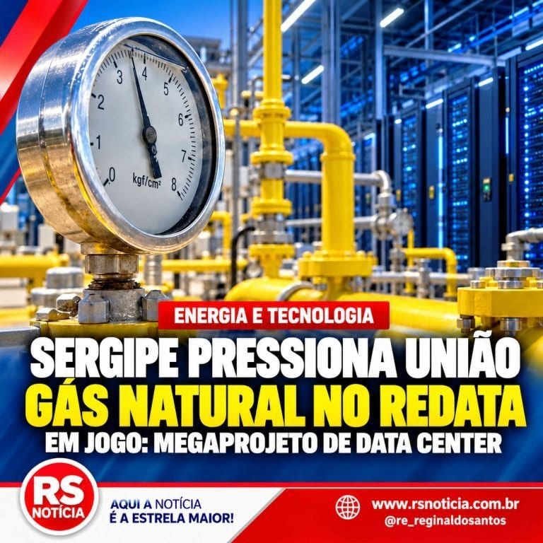 Sergipe pede à União manter gás no Redata para salvar data center