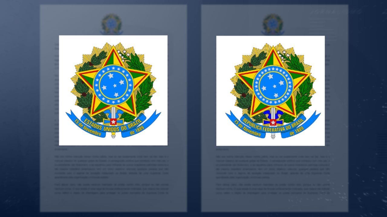 Estados Unidos do Brazil: veja diferenças entre brasões