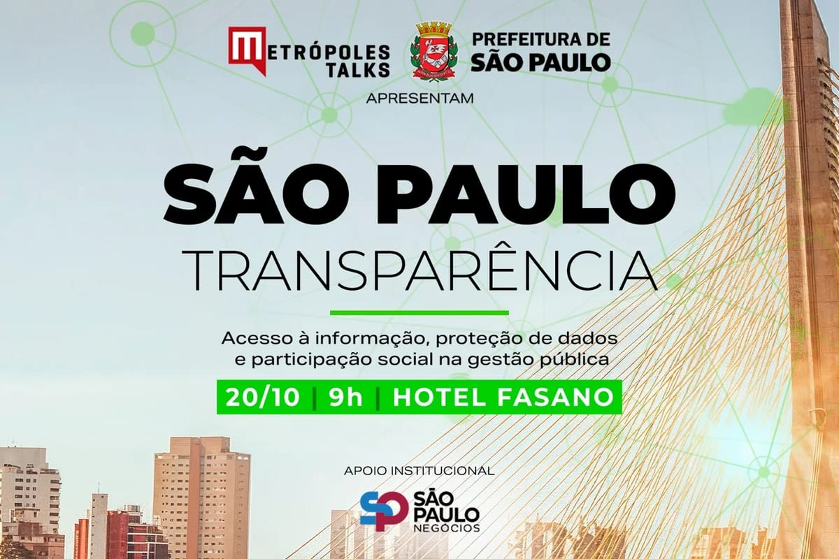 Metrópoles Talks discute como a transparência de dados fortalece São Paulo