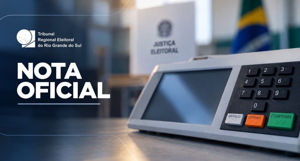 Segundo Turno das Eleições: Nota Oficial do Tribunal Regional Eleitoral do RS