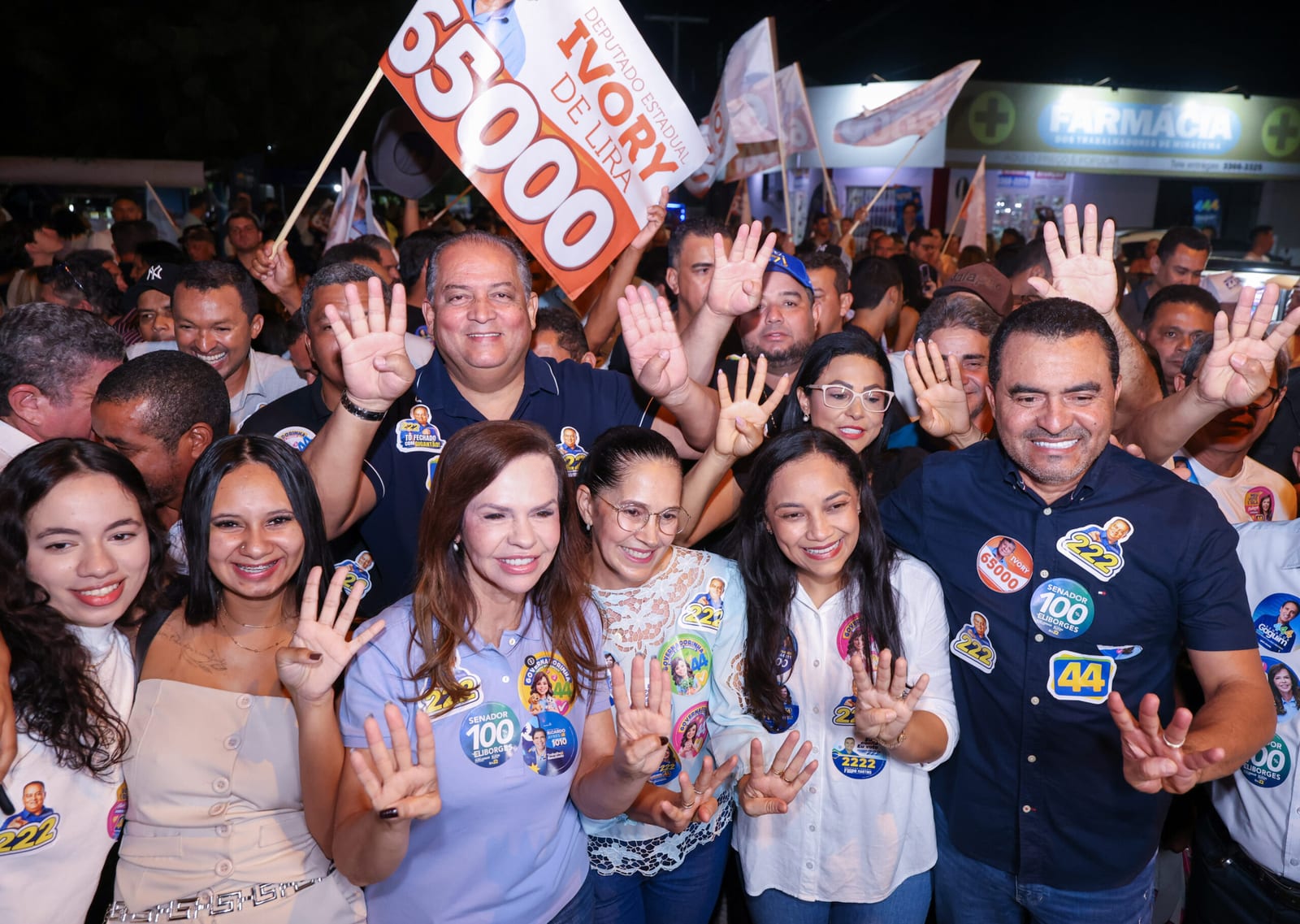 Miracema lota em comício do senador Eduardo Gomes