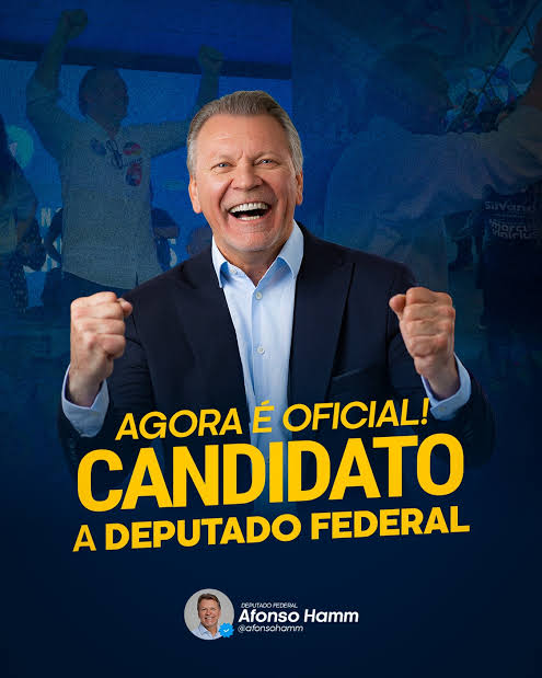 Afonso Hamm oficializa candidatura à reeleição para deputado federal