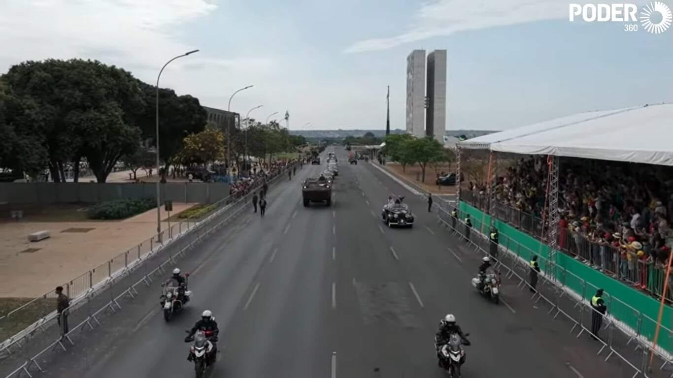 Baixa adesão no desfile oficial de 7 de Setembro em Brasília