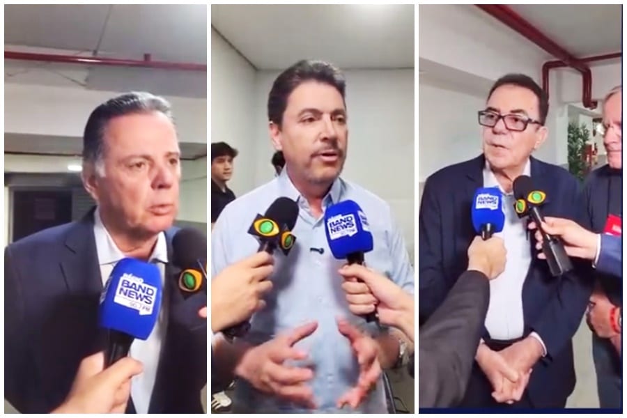 Debate em Goiás teve Perillo, Wilder e Luis Cesar; Vilela ausente