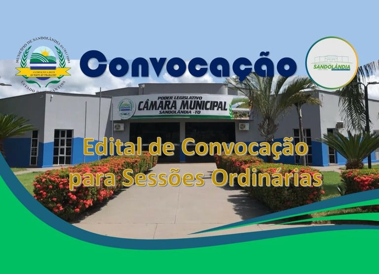 Edital de Convocação para Sessão Ordinária mês de novembro 2026.
