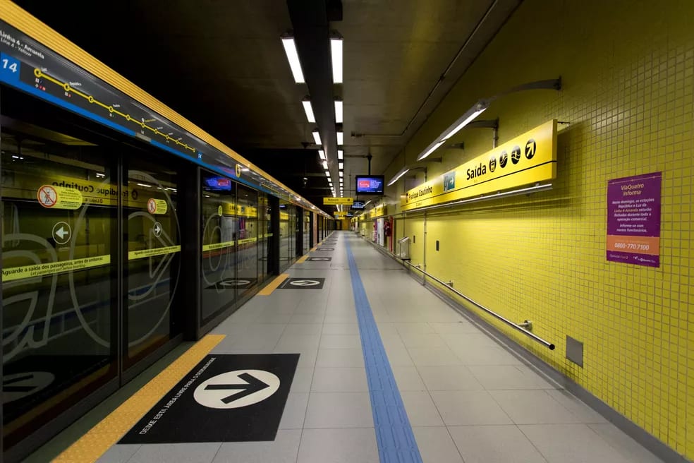 Linhas 4-Amarela, 5-Lilás, 8-Diamante e 9-Esmeralda terão transporte gratuito no 2º turno das eleições