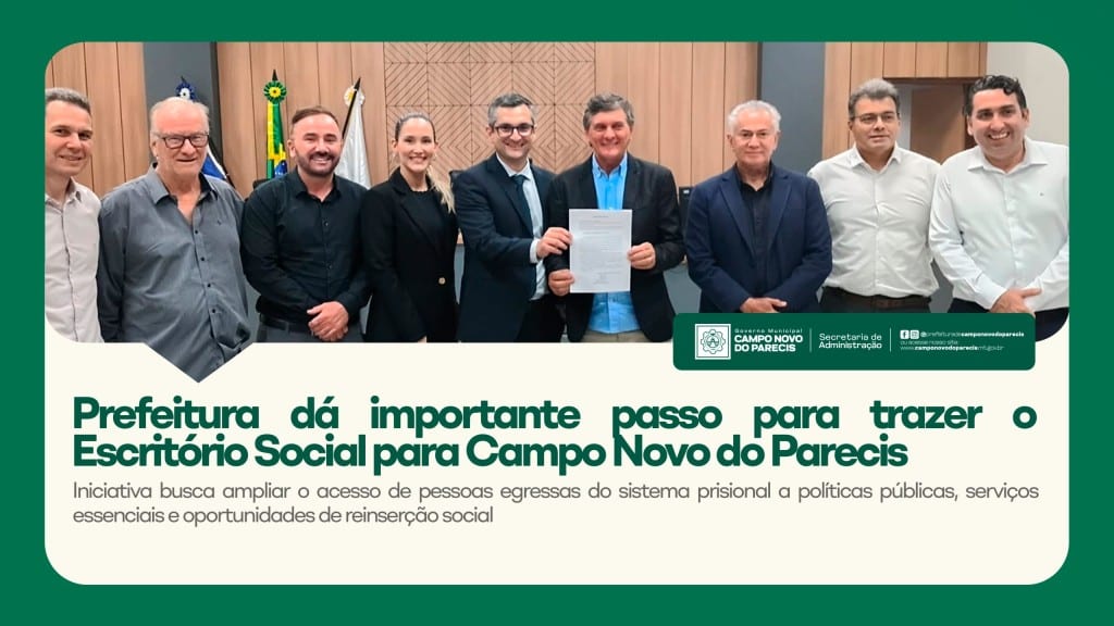 Campo Novo do Parecis manifesta interesse em instalar Escritório Social