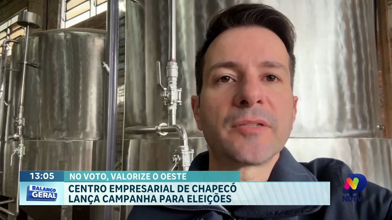 Centro Empresarial de Chapecó lança campanha “No voto, valorize o oeste”