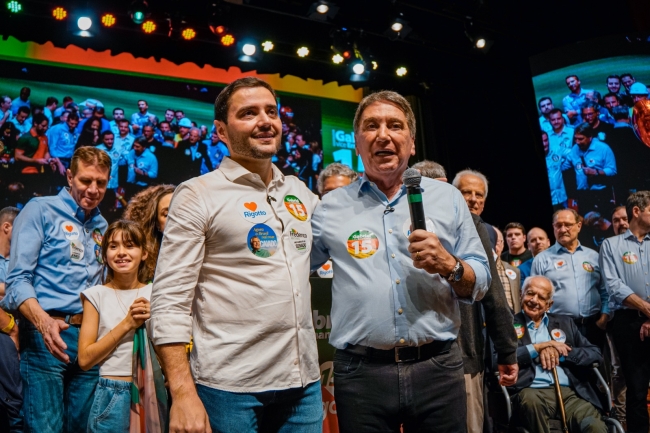 MDB formaliza candidaturas de Gabriel Souza e Germano Rigotto para 2026