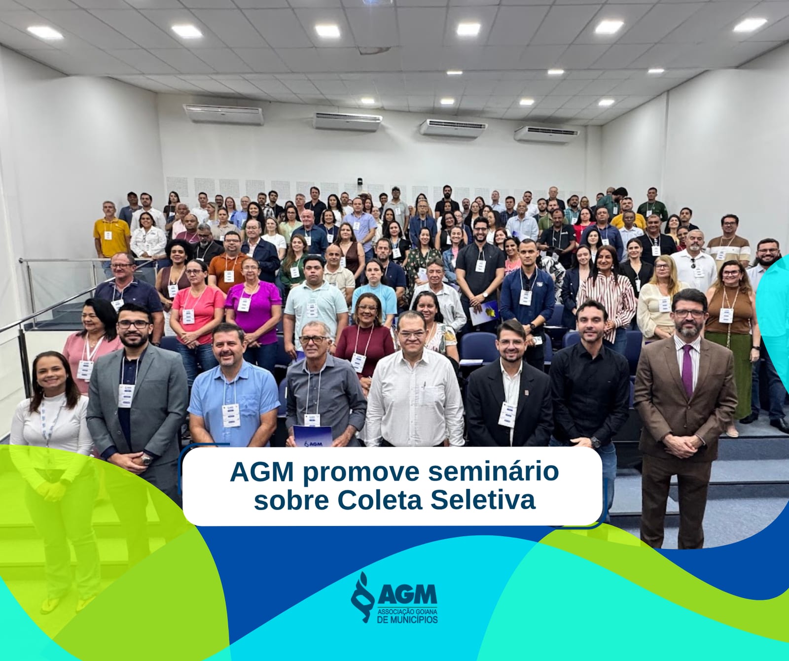 AGM reúne mais de 100 gestores para seminário sobre coleta seletiva