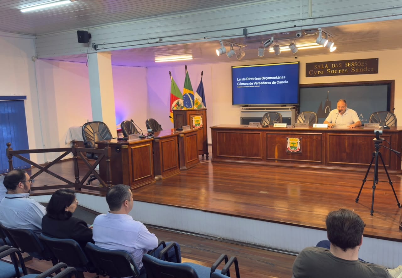 COFT discute LDO 2027 em audiência pública em Canela
