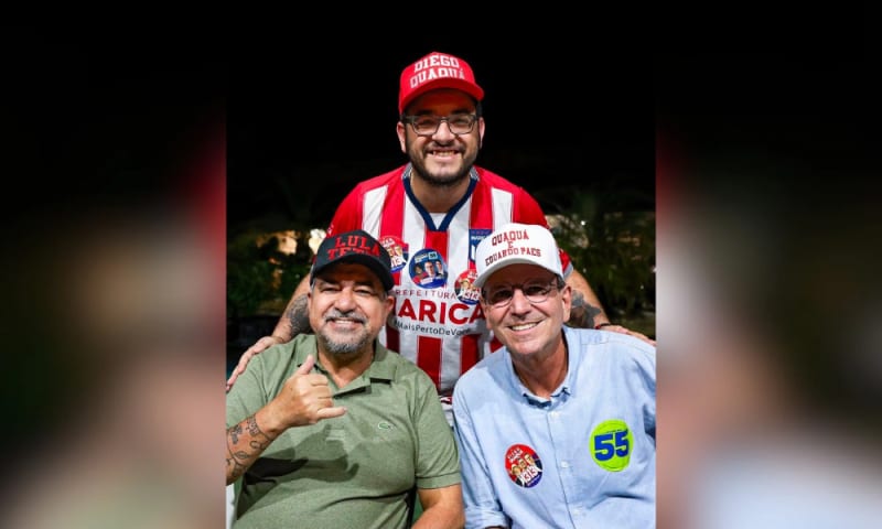 Quaquá recebeu Eduardo Paes em Maricá nesta quarta (19)