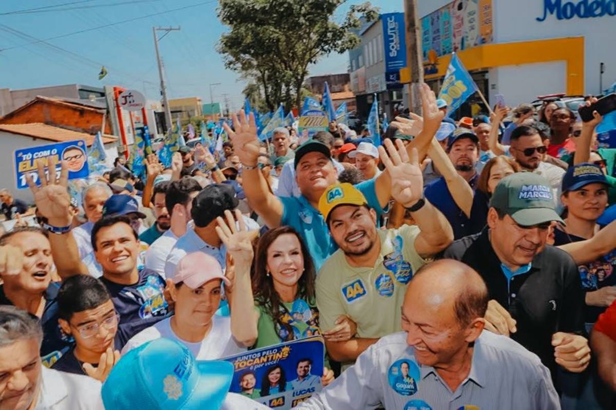 Dorinha participa de caminhada em apoio a Lucas Campelo em Araguaína