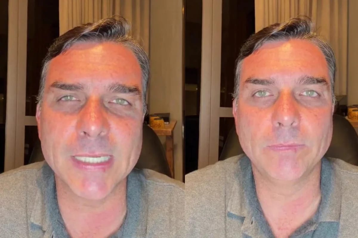 Flávio afirma que "jogo não acabou" e fala em novas eleições antes de 2030 em primeira live após fugir do Brasil
