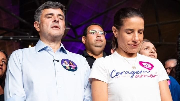 Eduardo da Fonte se une a Raquel em ato evangélico no Recife