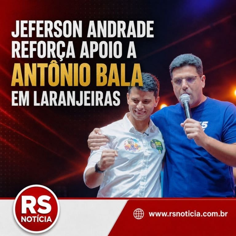 Jeferson Andrade reafirma apoio a Antônio Bala em Laranjeiras