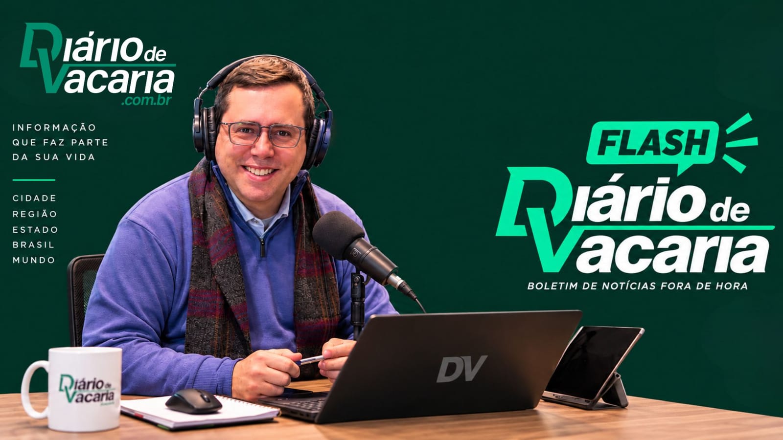 Notícias de Vacaria e região em 26/10/2026 | Flash Diário