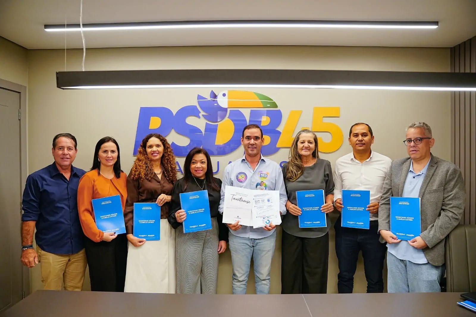Vicentinho Júnior apresenta plano ao Sistema S