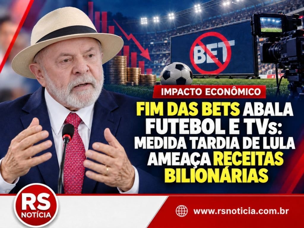 Lula proíbe bets; futebol e TVs veem receitas em risco