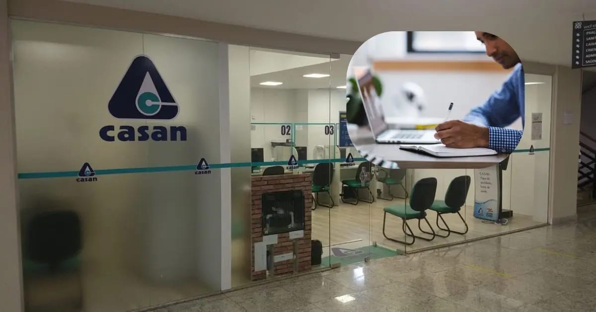 Casan abre concurso com 40 vagas e salários de até R$ 12.600,62