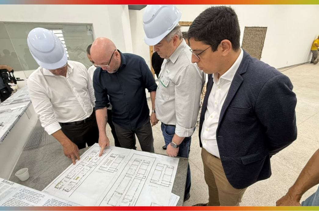Prefeitura realiza visita técnica nas obras do Complexo Cultural e Museu da Indústria de Cubatão