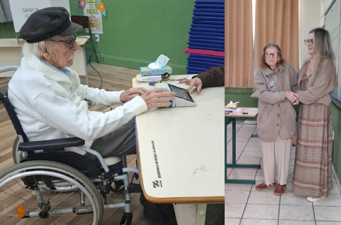 Eleitores centenários vão às urnas em Tubarão