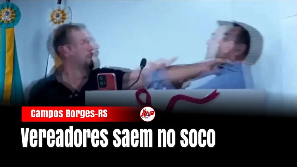 Agressão entre vereadores interrompe a sessão