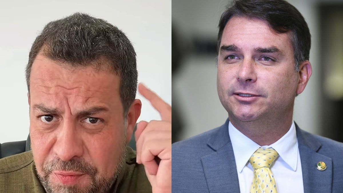Guilherme Boulos comenta ida de Flávio aos EUA e dispara: “Ele fugiu porque é covarde”