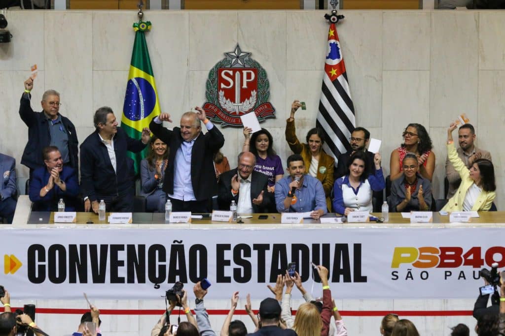 Márcio França é confirmado como vice de Haddad em convenção do PSB
